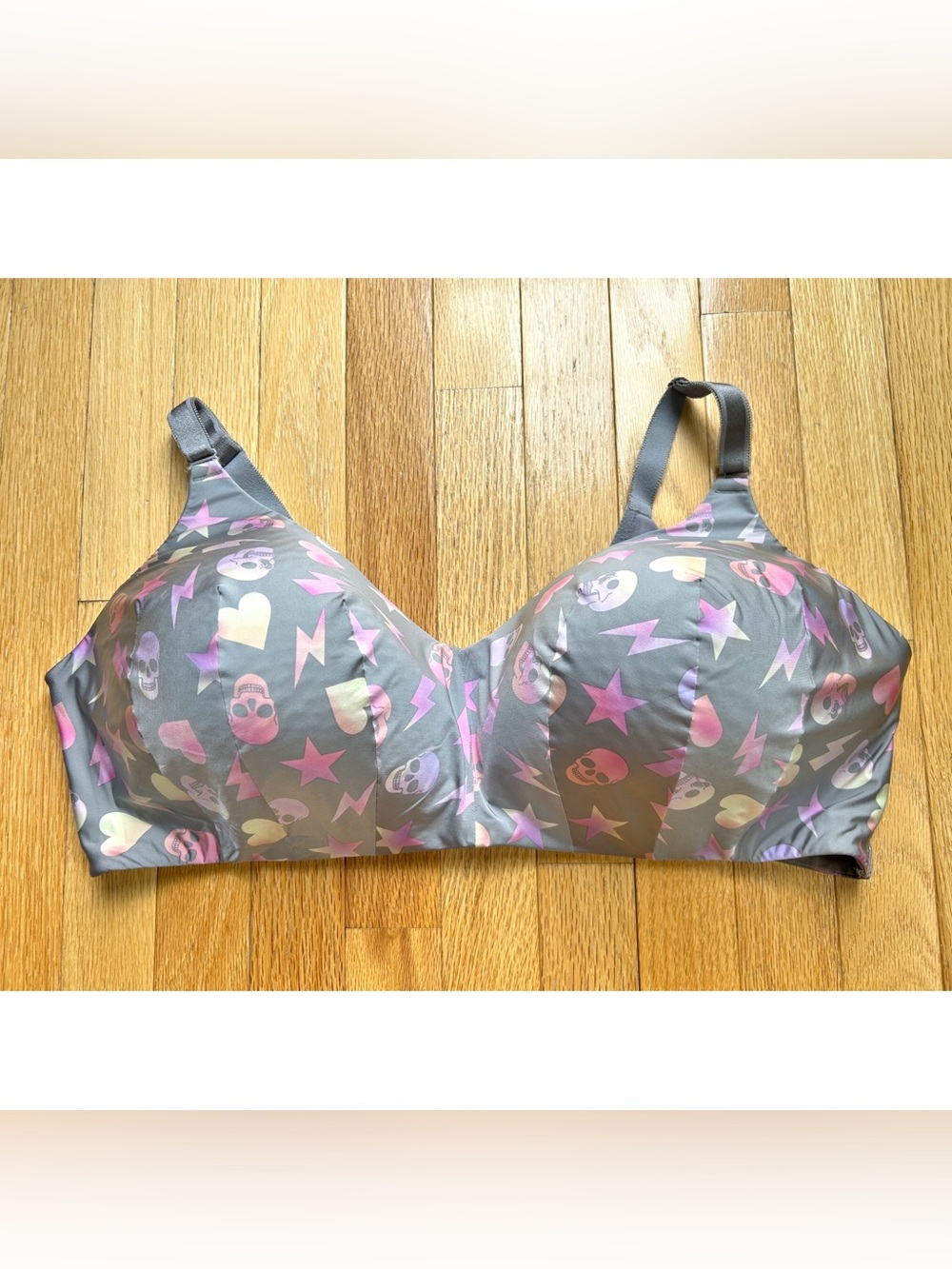 Torrid Curve Body 44DDD Full Coverage Wire-Free Skull Print Bra